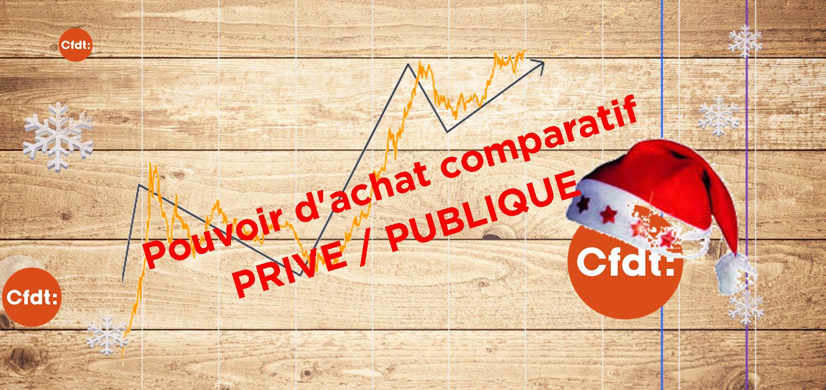 Pouvoir d'achat comparatif PRIVE / PUBLIQUE