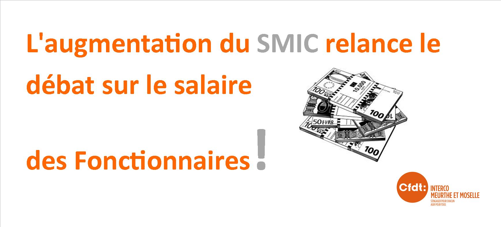 L'augmentation du Smic relance le débat sur le salaire des fonctionnaires!
