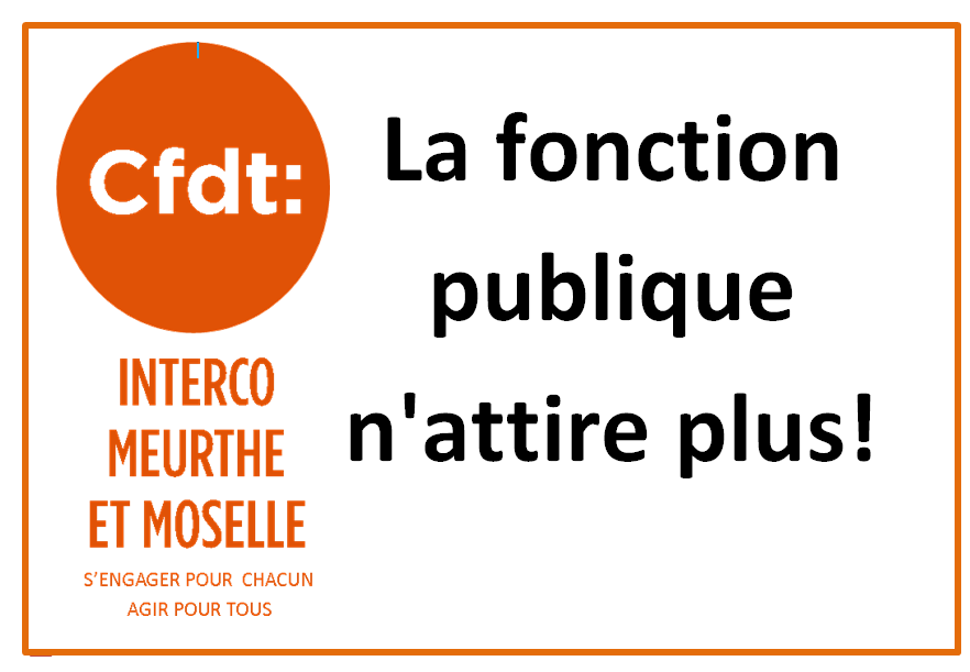 La fonction publique n'attire plus!